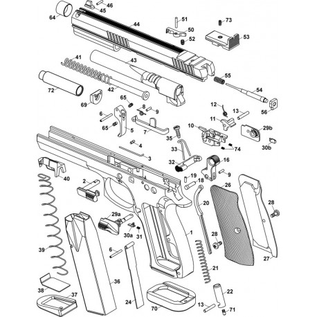 Magazine plastic base pad