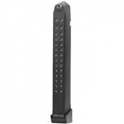 KCI 33RD MAGAZINE FOR GLOCK 17,19, 26 BLACK POLYMER