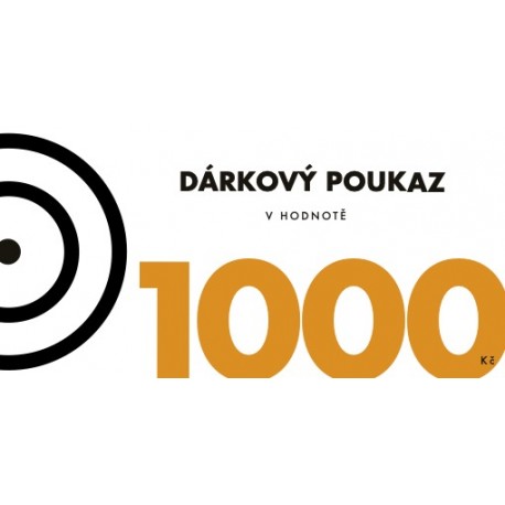 Dárkový poukaz 1000