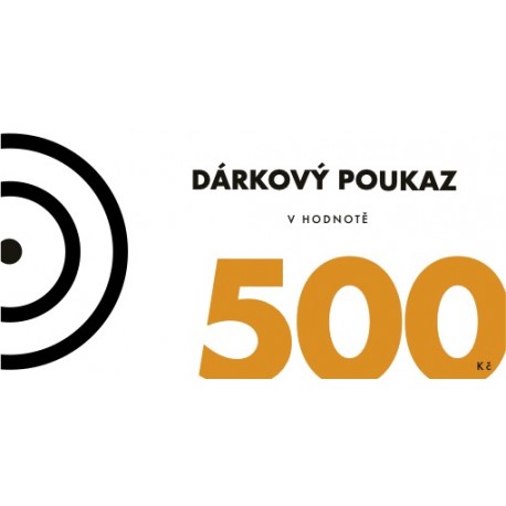 Dárkový poukaz 500