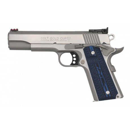 Colt Gold Cup Lite, 5" National Match Barrel, .45 ACP, Stainless Steel Finish