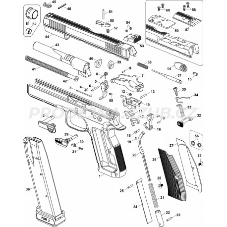 CZ Shadow 2 Orange barrel bushing