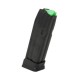 KCI 15RD MAGAZINE FOR GLOCK 19, 26 BLACK POLYMER