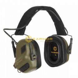EARMOR M31 PLUS Electronic Shooting Earmuffs Green